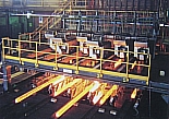 Impianto siderurgico colata continua